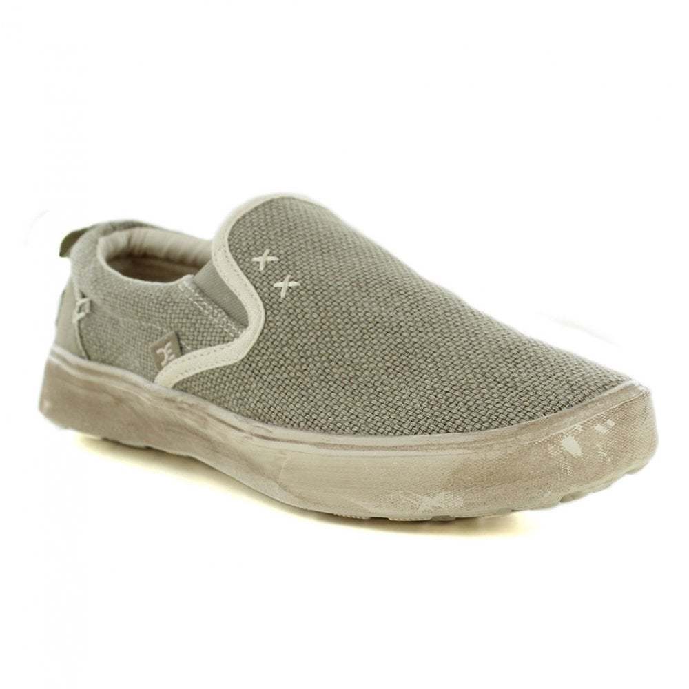 HEY DUDE Flip Braided Mens Casual Canvas Slip-On Shoes - Sage HEY DUDE Flip Braided Mens Casual Canvas Slip-On Shoes - Sage