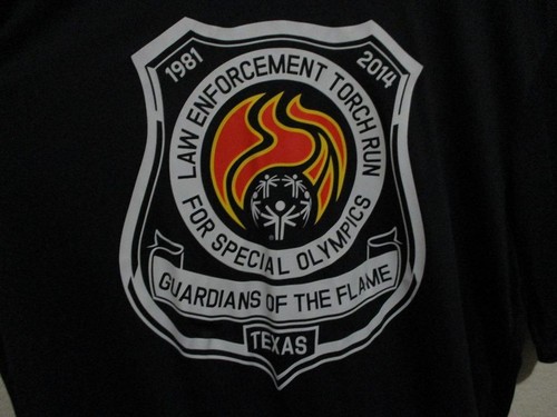 "Law Enforcement Torch Run For Special Olympics 2014" Men Size Large T-Shirt - Picture 2 of 5