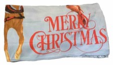 Merry Christmas Blanket Lightweight 100 Polyester 72x87