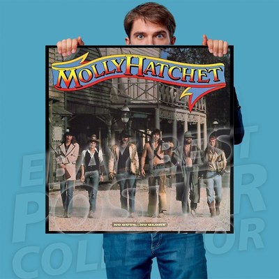 MOLLY HATCHET No Guts No Glory BANNER Poster Vinyl album cover art