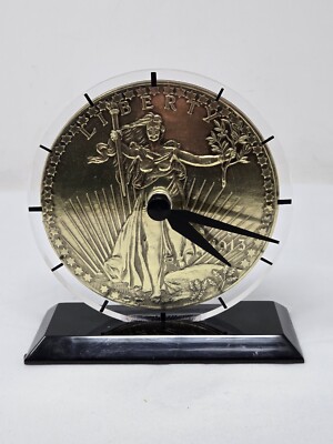 VINTAGE MK SUMMERS MODEL #N-31 MADE IN USA LIBERTY DOLLAR CLOCK KIENZLE GERMANY