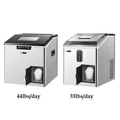 2 in1 Electric Portable Countertop Ice Cube Maker & Ice Shaver Machine