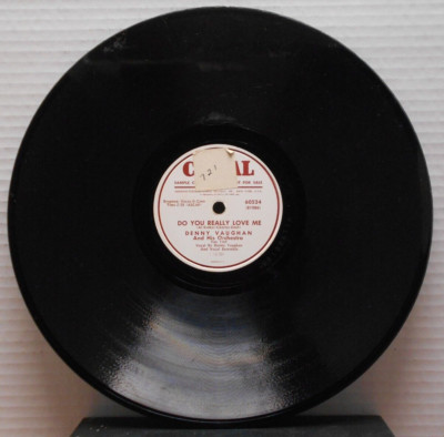Do You Really Love Me/Denny Vaughan (10'', 78 rpm, Coral, 60524)