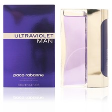 Ultraviolet by Paco Rabanne For Men 3.4 oz Eau de Toilette Spray In Box Sealed