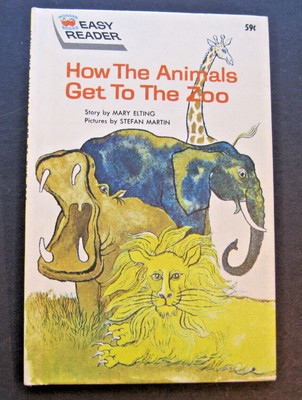 How The Animals Get to the Zoo   Wonder Books Easy Reader 1964 hb Mary Elting VG