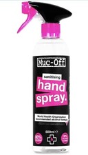 Image of MUC OFF Antibacterial Sanitising Hand Spray 500ml 80% Alcohol Kills 99.99% Germs
