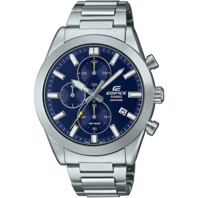 Casio Silver Mens Chronograph Watch Edifice EFB-710D-2AVUEF