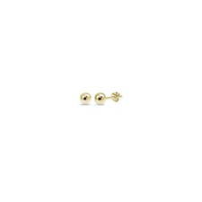 14K Yellow Gold Filled 6mm Polished Ball Bead Stud Earrings