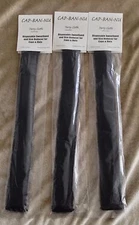 Cap Ban Nu 1 Full Hat Cap Size Reducer Insert BLACK Cotton Terry Cloth 3 Pack