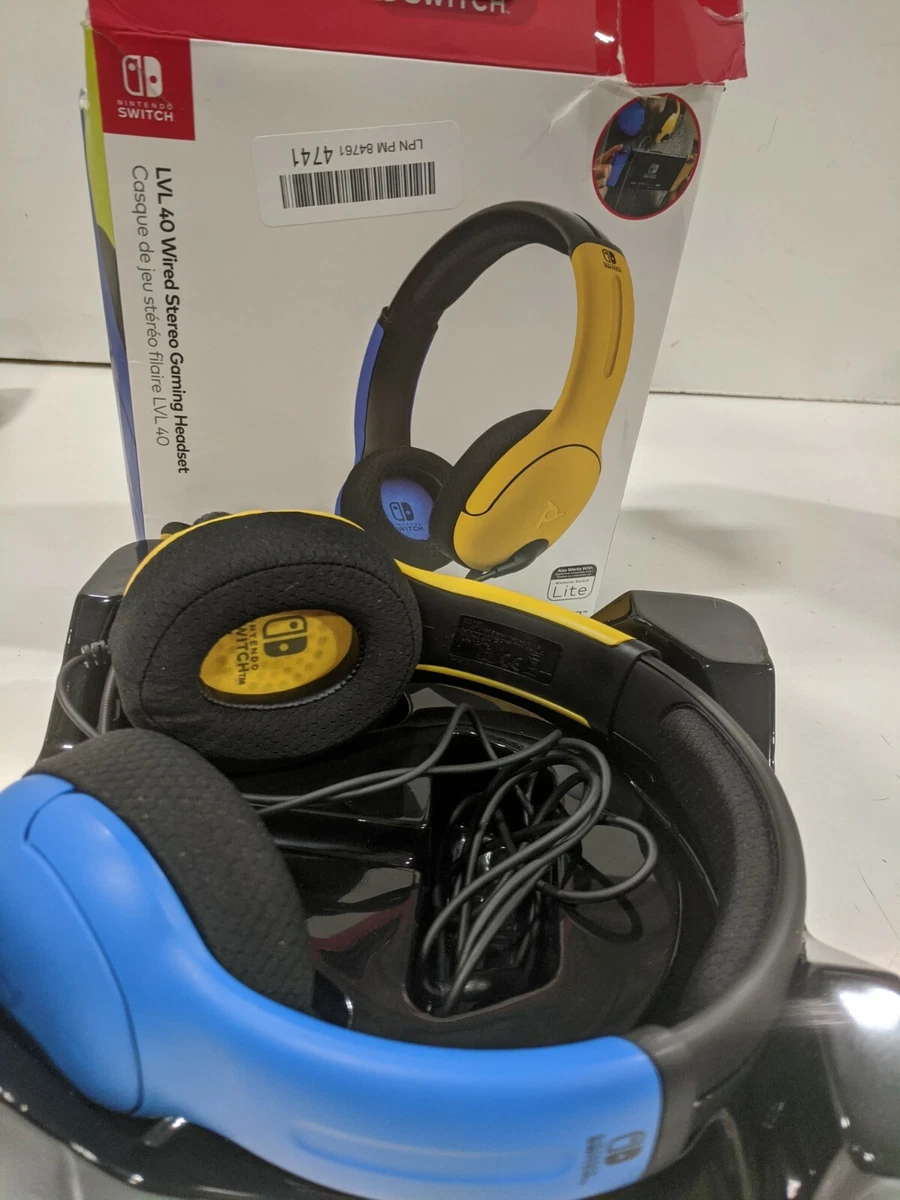 PDP Gaming LVL40 Stereo Headset with Mic for Nintendo Switch 