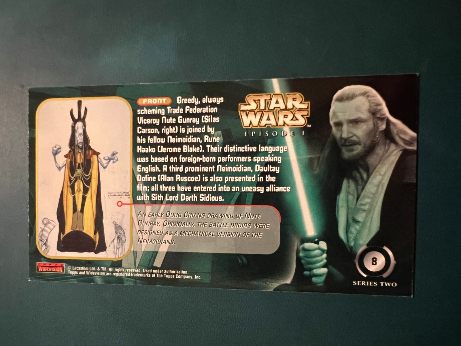 1999 Topps Star Wars Episode I SERIES 1-2 Widevision Complete Your Set U Pick - Picture 188 of 331