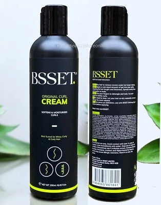 BSSET LIMITED BSSET Defining Curl Cream for Wavy, Curly & Coily Hair 250ml | 8.45 fl.oz