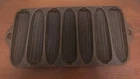 Wagner Ware Sidney -0- Junior Krusty Korn Kobs  Cornbread Pan Cast Iron #1319