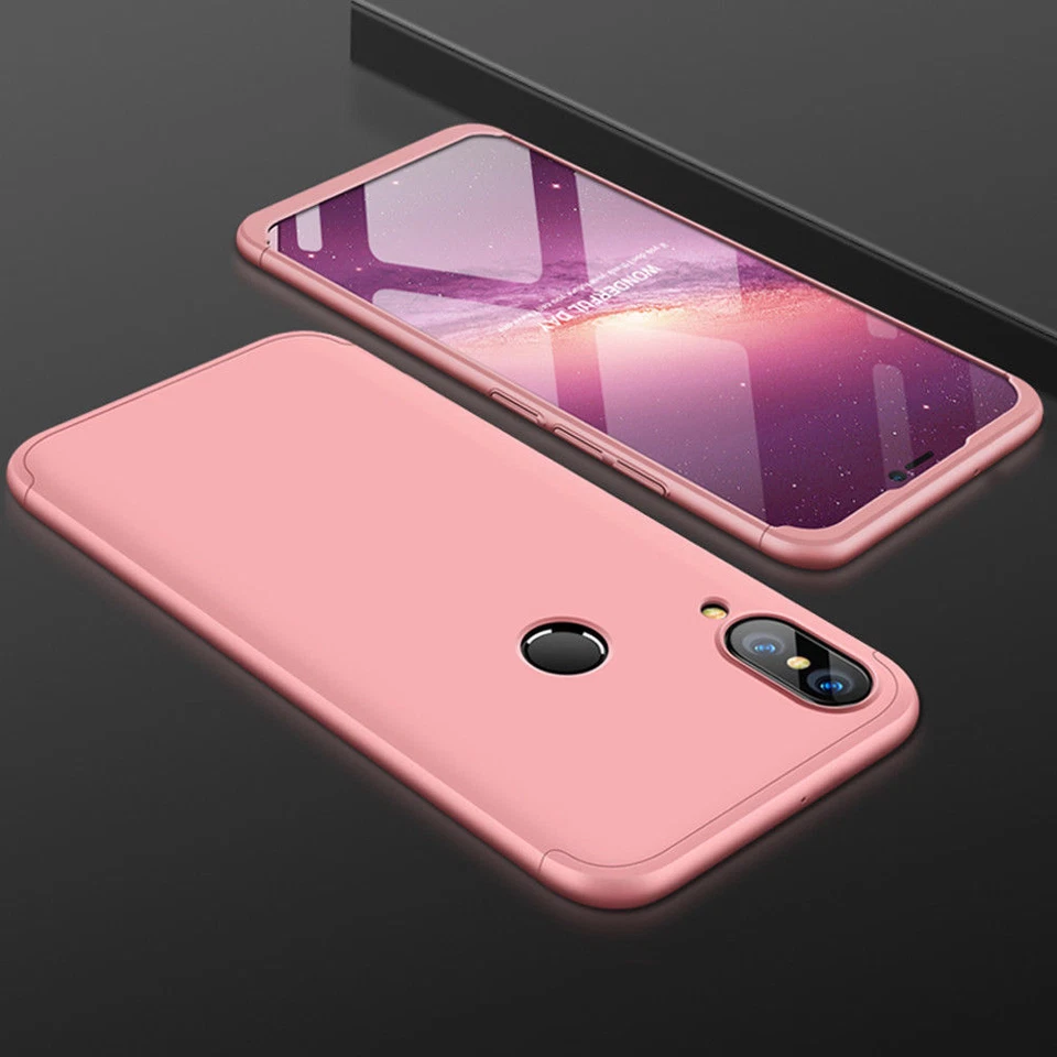 Funda híbrida protectora completa 360° para Huawei P20 Pro/Lite + Cubierta de vidrio templado Foto 4 de 4
