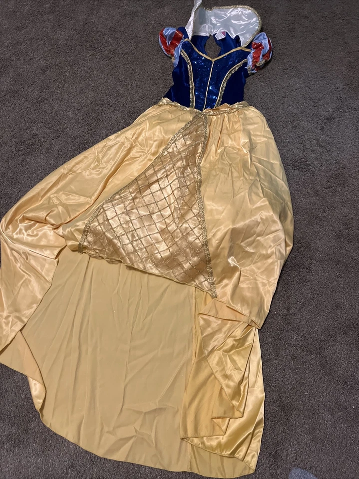 Disney принцесса Белоснежка Couture платье (только) костюм для Хэллоуина - средний 6-8 - Изображение 4 из 4