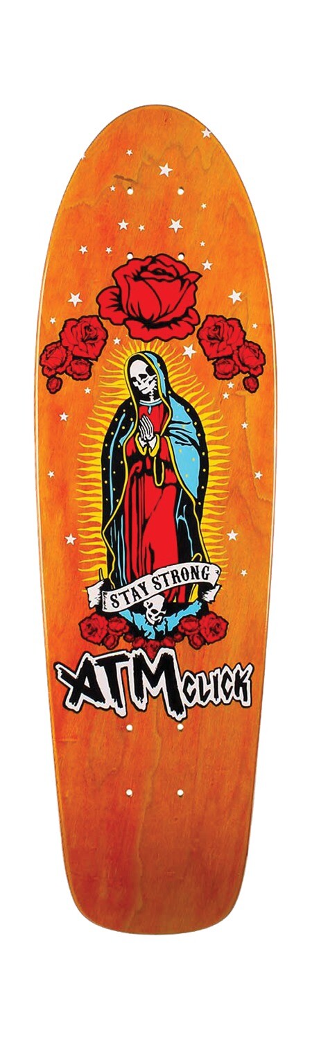 ATM Skateboards Mary Cruiser Skateboard Deck - 7.6" x 27"
