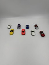 Lot of 8 Vintage Hot Wheels Sports Car Die Cast Miniature Car Corvettes, Ferrari