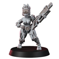 Wargame Exclusive Greater Good Special Killer Viorla Fiotak Pinup 28mm Miniature