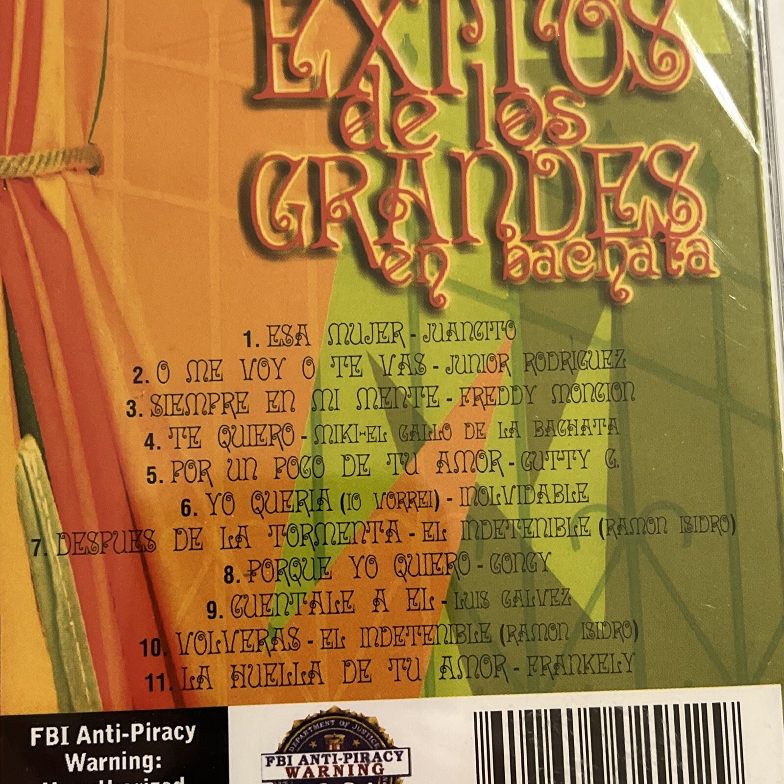 Exitos de los Grandes en Bachata by Various Artists (CD, Sep-2004 ...