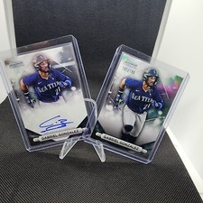 2023 BOWMAN STERLING REFRACTOR MARINERS GABRIEL GONZALEZ # 181/199 & base auto