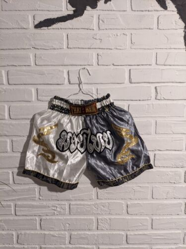MUAY THAI SHORTS Kickboxing Boxing Cage Fight MMA Grappling Martial Arts Gear - Picture 1 of 3