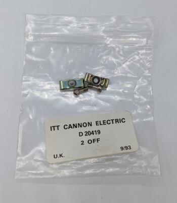 ITT Cannon Electric D 20419 D-Sub Screw Lock D-Sub Connectors