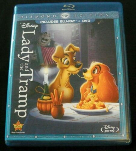 Lady and the Tramp - Disney (Blu-ray, Diamond Edition, 2012)   * NO DVD * - Picture 1 of 2