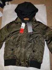 Urban Republic Boys Hooded Bomber Jacket 10/12M