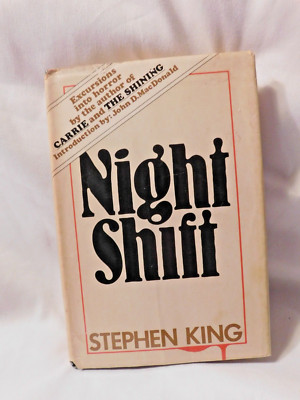 NIGHT SHIFT by Stephen King Hardcover Book Dust Jacket 1978 Book Club Edition