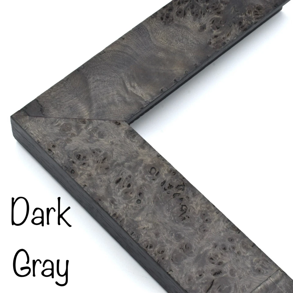 Rustic Burled Wood Picture Frame Wide Distressed Burl Home Decor For Wall Art - Image 4 of 4