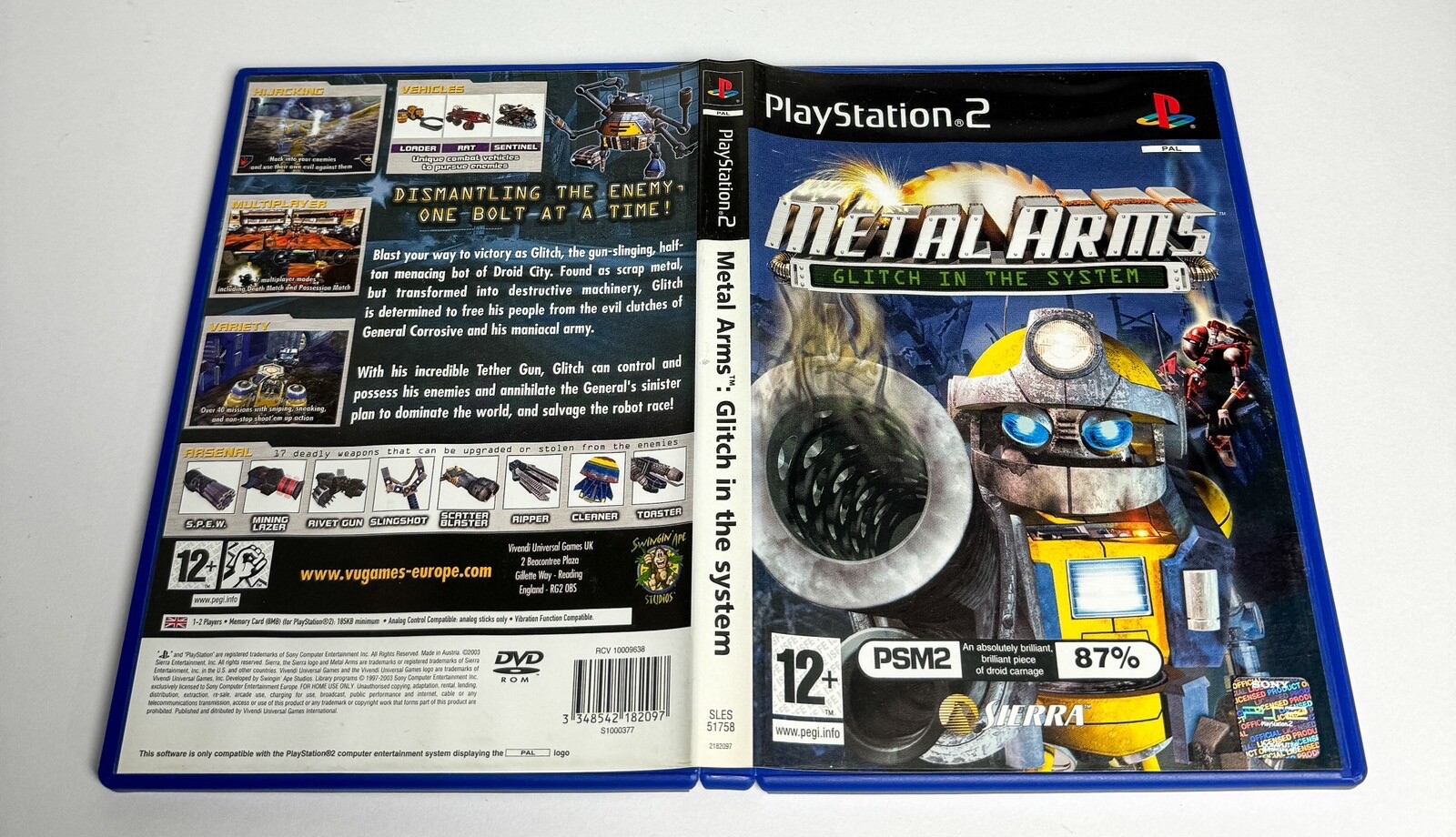 Metal Arms Glitch in the System PlayStation 2 PS2 TheGameWorld eBay