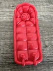 Vintage 1990 Playmates TMNT Technodrome Playset - Red Mutation Mat Mattress