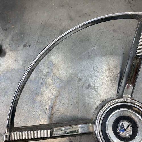 1963 63 Ford Galaxie Steering Wheel Horn Ring - Picture 6 of 10