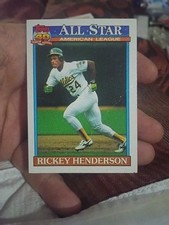 1991 Topps - All-Star Rickey Henderson #391