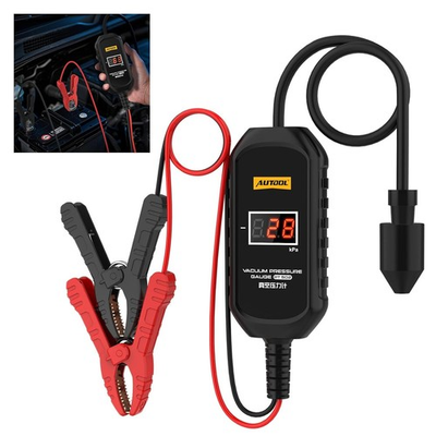 #ad Vacuum Pressure Gauge Digital Automotive Leak Tester with Temperature $56.18