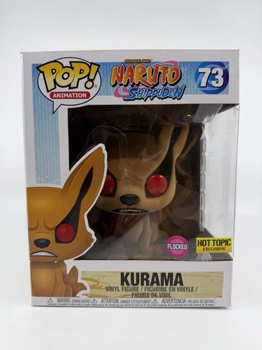 Funko Pop Kurama Flocked Naruto Figure 6-inch #73 Exclusive Hot Topic Edition
