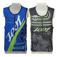 2 - Zoot Kona Hawaii Men's Medium Triathlon Race Tank Bundle