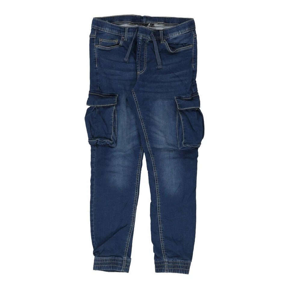 Rainbow Cargo Jeans - 36W UK 14 Blue Cotton - Image 2 of 4