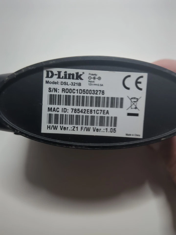 D-Link ADSL2+ Modem DSL 321B DSL-321B DLINK D Link - Bild 2 von 3