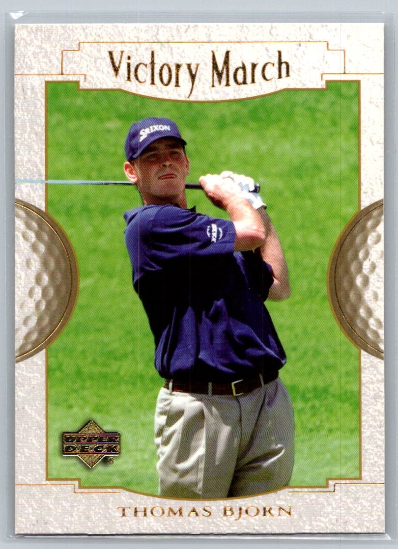 💎2001 Upper Deck Golf #170 Thomas Bjorn 💎