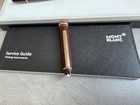 Montblanc Gold Finish Meisterstuck Classique Luxury Red Rollerball Pen 163R — photo 7