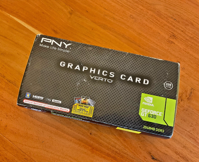 PNY NVIDIA GeForce GT 630 (VCGGT6302XPB) 2GB DDR3 PCI Express 2.0