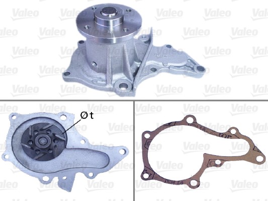 VALEO-OE 506652 Water Pump, engine cooling for TOYOTA