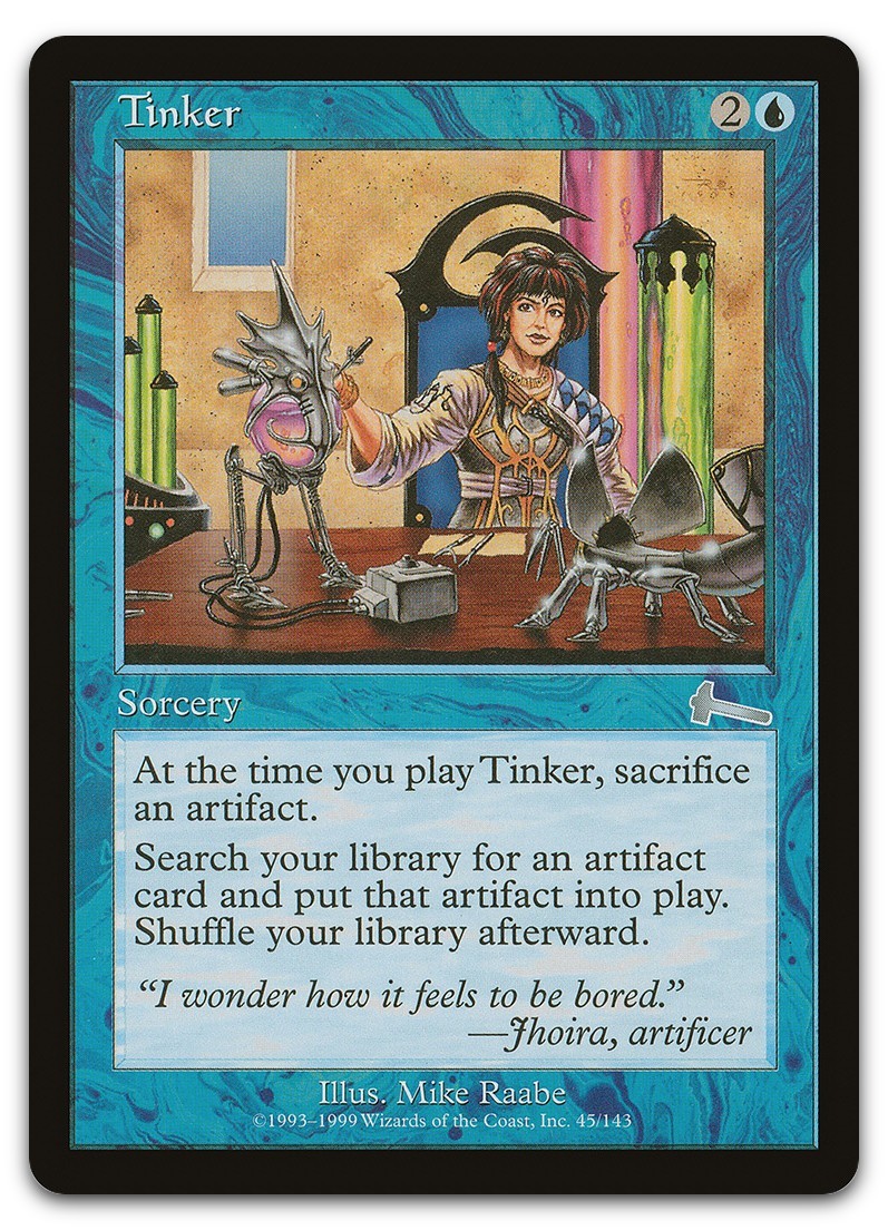 Tinker #45 (NM) Urza's Legacy ULG Magic MTG