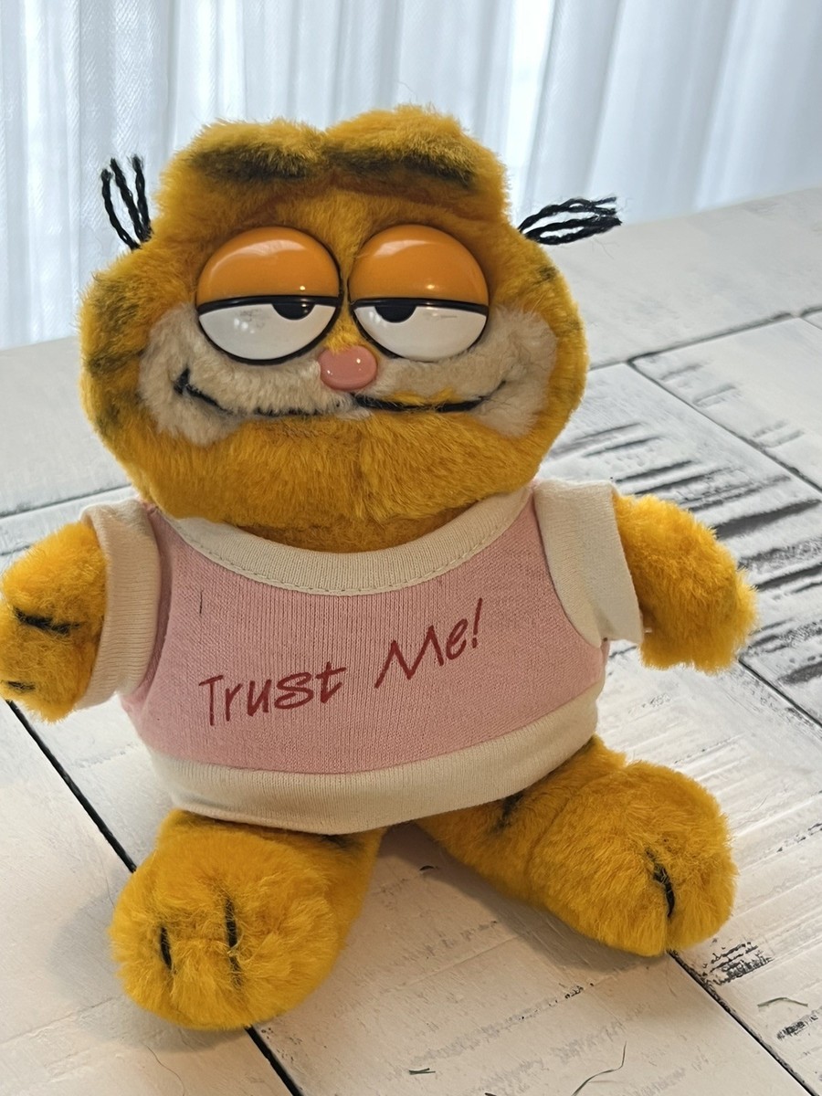Lot of 3 1978-1981 Vintage Garfield The Cat & Odie Plush Toy by