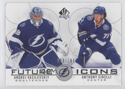 2020 SP Authentic Future Icons /199 Andrei Vasilevskiy Anthony Cirelli #142 5r8
