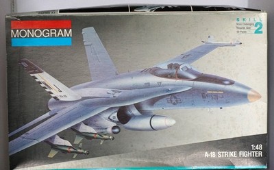 Monogram #5807 1:48 Mc Donnell Douglas F-18 ''Strike Fighter''