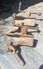 Vintage Large Heavy Duty 11.5KG Pair Of Industrial Floorboard Clamp Cramp Tool