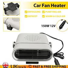 Car Heater Portable Electric Heating Fan Defogger Defroster Demister 12V 150W