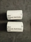 2013 P & D Kennedy Half Dollar U.S. Mint Sealed NIFC UNC Rolls